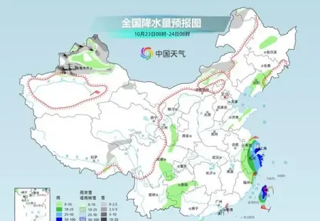 我国东南沿海将迎强降雨 北方多地气温起伏大
New
