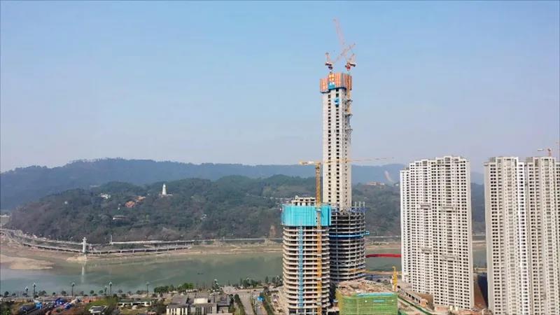 今天，三江口“288米川南第一高楼”主体封顶！-3.jpg