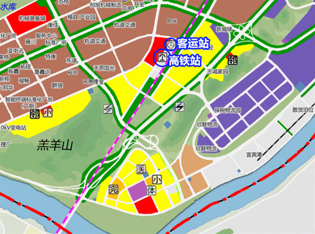 最新！宜宾高铁临港站、宜宾站进度来了！-2.gif