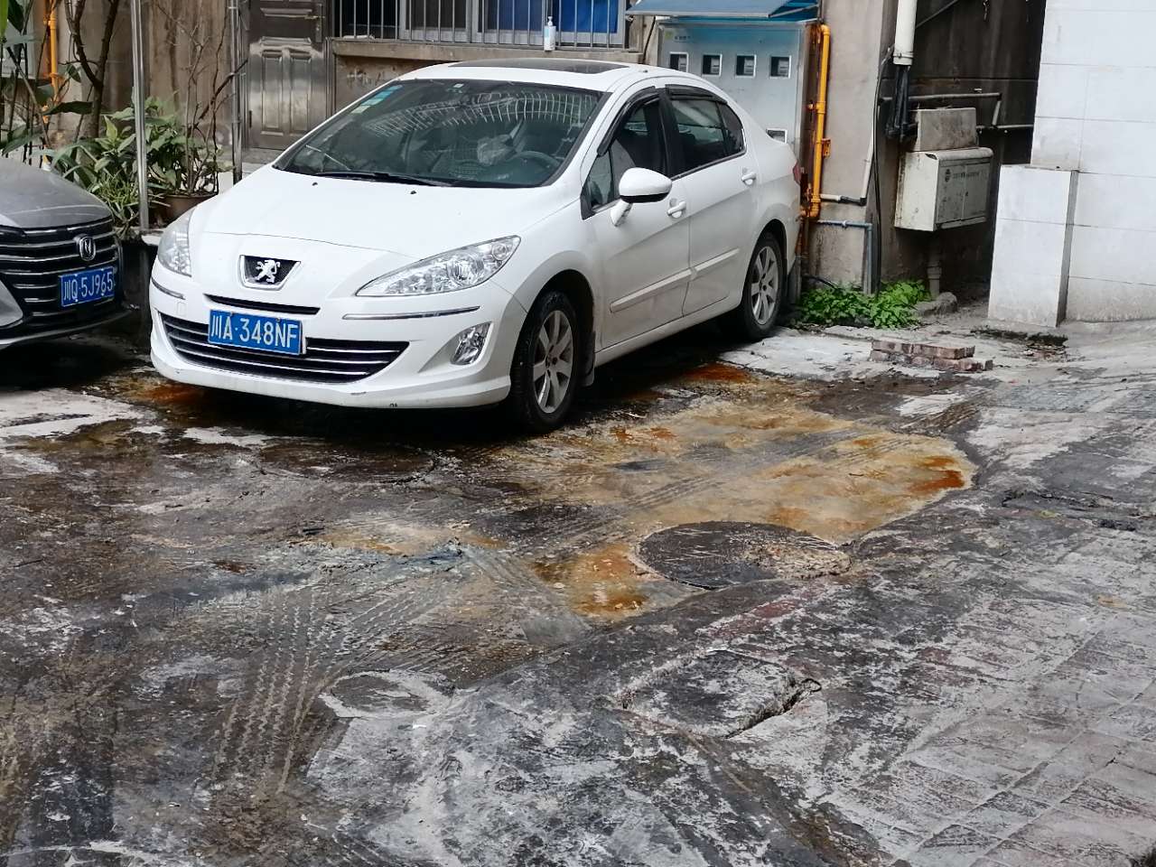 老城区老旧小区，长期冒这种废油+尿屎污水！我们该怎么办？-1.jpg