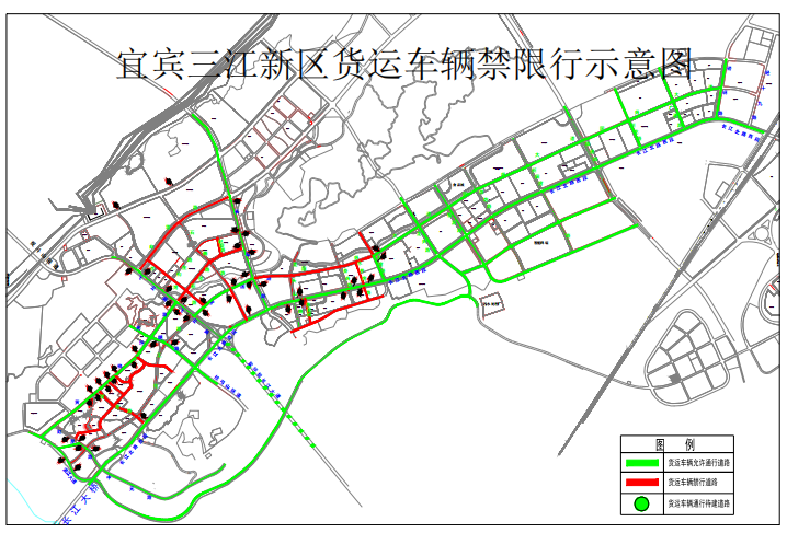 最新通告！三江新区这些路段对这些车辆限行了！-1.png