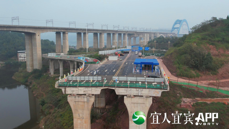 新进展！宜宾公铁两用桥公路北连接线有望在明年9月贯通-1.png