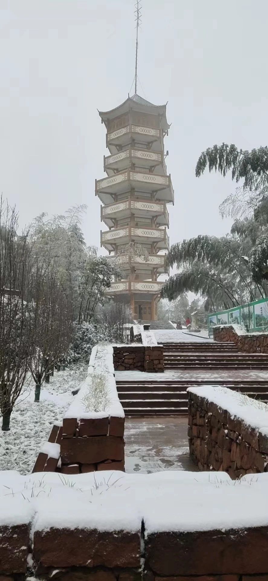 正在下！绝对不能错过的蜀南竹海初雪！-14.jpg