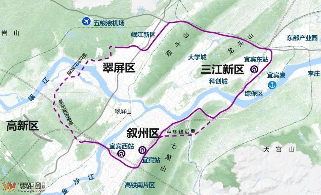 城市规划设计｜宜宾市中心城区及周边区域结构图-2.jpg