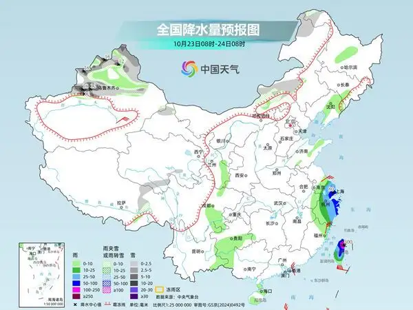我国东南沿海将迎强降雨 北方多地气温起伏大
New
